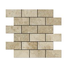 2 X 4 Cappuccino Marble Polished Brick Mosaic Tile Natural Stone Tile Backsplash, Fancy Tile, Marble Mosaic Floor, Stone Tile Backsplash, Brick Mosaic, Shower Wall Tile, Stone Bathroom, Marble Polishing, Marble Tile Floor