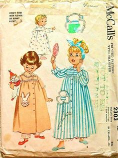 Vintage Girls Clothes, 1950s Patterns, Patron Vintage, Girls Robes, Retro Mode, Vintage Kids, Pattern Flower