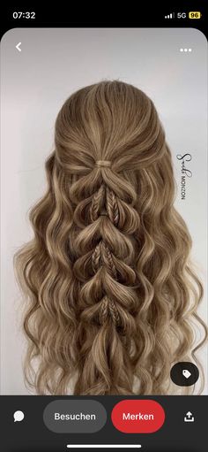 Cute Prom Hairstyles, Styles Hairstyles, Simple Prom Hair, Beautiful Braided Hair, Bangs Hairstyles, Hoco Hairstyles, Dance Hairstyles