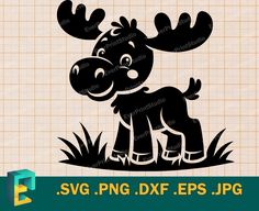 moose svg file for cricut and silhouette