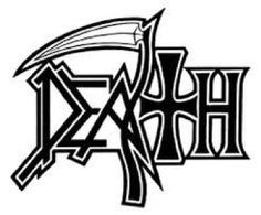 the logo for an upcoming band called axehead, which has been drawn in black and white