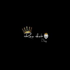 a black background with a crown and the word re - dab written in gold