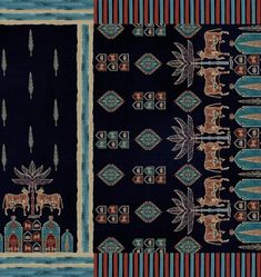 Ajrakh Border, Digital Saree, Ethnic Print Pattern, Bagh Print, Ajrakh Pattern, African American Quilts, Shibori Pattern, Ajrakh Prints, Pichwai Paintings