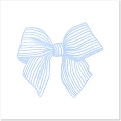 a white bow on top of a square frame with the word's name below it