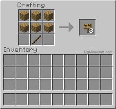 the crafting inventory in minecraft