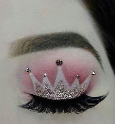 Crown Makeup, Disney Makeup, Princess Crown, Fantasy Makeup, Costume Makeup, Makeup Goals