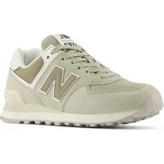 New Balance 574+ Sneakers In Beige/White | Editorialist