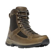 An advanced and versatile hunting boot inspired by the bootmaker's traditional hunting styles, Danner Recurve Waterproof Moc-Toe Hunting Boots for Men offers trustworthy performance and comfort. Utilizing multiple next generation technologies and design from its latest hiking boots, this Moc-Toe Recurve is built to keep feet comfortable and keep you hunting through the longest hunts. The boots' full grain leather and 1,000-denier nylon uppers offer the rugged toughness to power through brush and briars in the field and fencerows. Danner Dry 100% waterproof/breathable linings inside keep feet dry all day long, while also allowing them to breathe for superior comfort. Removable OrthoLite� footbeds combine 3 different densities of open-cell polyurethane foam to deliver maximized cushioning an Hunting Boots, Boots For Men, Mens Shoes Boots, Polyurethane Foam, Next Generation, Good Brands, Full Grain Leather, Fashion Boots, Boots Men