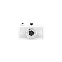 a white digital camera on a white background