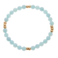 sky blue stone bracelet with gold beads Gold Amazonite Beaded Bracelets, Gold Amazonite Round Beaded Bracelets, Gold Beaded Bracelets With Amazonite Round Beads, Gold Beaded Amazonite Bracelets, Amazonite Beaded Bracelets For Everyday, Elegant Blue Amazonite Bracelets, Elegant Blue Amazonite Bracelet, Everyday Blue Amazonite Bracelets, Elegant Blue Amazonite Beaded Bracelets