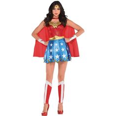 a woman in a costume is standing with her hands on her hips