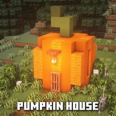 the pumpkin house in minecraft