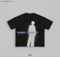 a t - shirt with the words lost souls printed on it