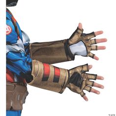 Kids' Marvel Captain America Steve Rogers Gloves Halloween Express Captain America Outfit, Oversized Jewelry, Capt America, Captain America Costume, Halloween Express, Large Hats, Marvel Captain America, Bold Accessories, Leather Dye