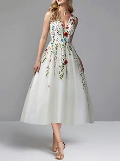 A-Linie Blumen Abschlussball Cocktailparty Valentinstag Kleid Schmuck Ärmellos Kurz / Mini Satin mit Applikationen 2022 2022 - € 135.39 White Sleeveless Floral Applique Dress For Spring, White Sleeveless Dress With Floral Applique For Spring, Sleeveless Wedding Dress With Floral Embroidery, Spring Wedding Sleeveless Dress With Floral Applique, Sleeveless Floral Applique Wedding Dress, Sleeveless Floral Applique Dress For Spring Wedding, Sleeveless Floral Embroidery Wedding Dress, Sleeveless Embroidered Wedding Dress, Sleeveless Floral Embroidered Prom Dress