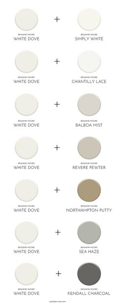 white paint colors and their names