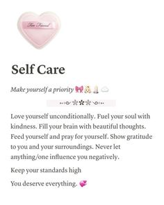 an ad for self care is shown on the page, and it appears to be in english