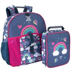 Back To School Multicolor Lunch Box, Cute Multicolor Lunch Bag For Back To School, Cute School Lunch Bag For Back To School, Cute Lunch Bag For Back To School, Cute Back To School Lunch Bag, Pink Lunch Box For Back To School, Cute Lunch Box For School End Of Year, Multicolor Lunch Box For End Of School Year, Playful Lunch Box For Back To School