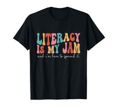 PRICES MAY VARY. Lightweight, Classic fit, Double-needle sleeve and bottom hem Literacy Coach, Coach Shirt, Education Shirts, My Jam, Teacher Tshirts, School Shirts, Branded T Shirts, Shirt Outfit, Literacy