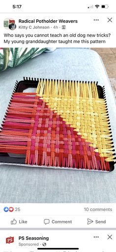 an image of a basket made out of matchesticks on a table with the caption's tweezers