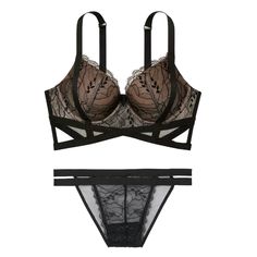 2018 Nyc Fashion Show Collection Very Sexy New! Chantilly Lace Long Line Bra (1 Bra, 1 Panty) Brand New With Tag. Bra Size : Please Choose Above. Panty Size: Only L Left Comes From No Pet, No Smoke House. Black Party Bra With Contrast Lace, Black Bra With Contrast Lace For Party, Long Line Bra, Show Collection, Longline Bra, Nyc Fashion, Chantilly Lace, Fashion Show Collection, Bra Set