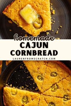 this homemade cajun cornbread is so good and easy to make