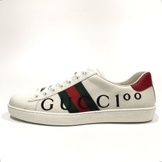 Authentic Gucci “Gucci 100” Men’s Sneakers -Model: 677717 -Color: White -Size: Men Us 11.5 / Gucci 11 -New With Box Details: -In Honor Of The Centennial, The Gucci Aria Collection Presents An Homage To The Brand's Legacy. Reminiscent Of The Retro Logo Trend, This Pair Of Ace Sneakers Features A Contrasting Print That Mixes The Name Of The House With 100. -Crafted With Smooth Leather And The Signature Web Stripe -Leather Uppers -Rubber Sole -Embroidered Branding -Made In Italy -Original Gucci Box Gucci Leather Sneakers With Embroidered Logo, Gucci Designer Sneakers With Embroidered Logo, Designer Gucci Sneakers With Embroidered Logo, Gucci Designer Sneakers With Rubber Sole, Designer Gucci Sneakers With Rubber Sole, Gucci Leather Sneakers With Logo, Gucci Luxury Sneakers With Branded Insole, Gucci Luxury Custom Sneakers With Rubber Sole, Gucci Classic Sneakers For Streetwear