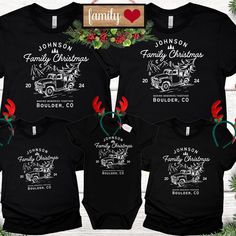 🎄 Family Christmas Shirts - Perfect for the Whole Family! 🎄 ✨ Get ready to sleigh the holidays with our fun and festive family shirts! Whether you're feeling sassy, grumpy, dramatic, or festive, we've got a shirt for everyone in the family. Personalize your baby's bodysuit or add a custom text to make these shirts truly unique! 👕 Shirt Details: - Adults & Kids T-Shirts: Bella Canvas 3001--known for their soft feel and top-quality fabric. - Baby Bodysuit: Rabbit Skins Bodysuit--comfy and durab Matching Family Christmas Outfits, Family Christmas Outfits, Elf Shirt, Johnson Family, Bodysuit Designs, Christmas Outfits, Family Christmas Shirts, Unique Shirt, Johnson And Johnson