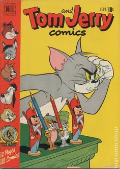 the cover to tom and jerry comics