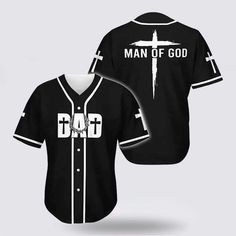 Jesus Christian Dad Father's Day Design Man Of God. The Christian Baseball Jersey collection is a unique line of jerseys designed specifically for Christian fans. These jerseys feature Christian symbols and verses that promote faith, inspiration, and sportsmanship. Jesus Christian Dad Father's Day Design Man Of God is a unique blend of faith and sport! Made with high-quality materials and designed with intricate Christian symbols, our jerseys are not only stylish but also a powerful way to showc Sports Jersey Tops With Letter Print, Short Sleeve Jersey With Graphic Print For Fans, Short Sleeve Jersey With Letter Print For Fans, Graphic Print Short Sleeve Jersey For Fan Gear, Fan Merchandise Short Sleeve Jersey With Letter Print, Baseball Season Fan Gear Jersey With Letter Print, Varsity Jersey With Graphic Print For Fans, Varsity Sports Jersey With Letter Print, Varsity Style Sports Jersey With Letter Print