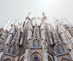 an image of a very tall building that looks like it's made out of stone