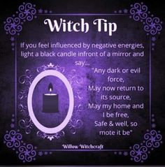 Wicca Recipes, Candle Magic Spells, Witchcraft Spells For Beginners, Witch Tips, Witch Quotes, Black Magick, Wiccan Magic