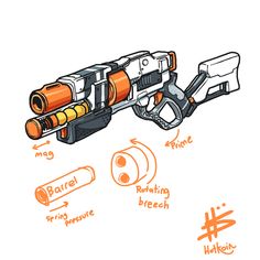 Bonk! : Nerf Starship Design, Old Design, Concept Art Drawing, Game Character Design, Environment Concept Art, Fun Time