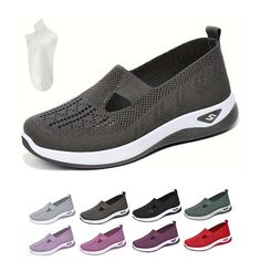 women's slip on shoes with different colors