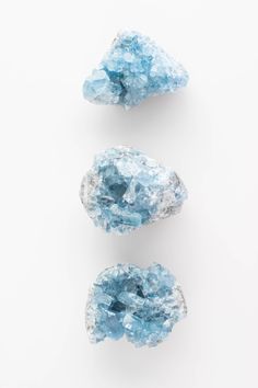 Well defined crystals in beautiful sky blues make these high quality Celestites a must have. It has an angelic, gentle, calming and uplifting vibration. Each stone is one of a kind and truly unique. Blue Mineral Crystal For Healing, Celestine Crystal, Crystal Wallpaper, Crystal Aesthetic, 5 Elements, High Vibrational, Pretty Rocks, Meditation Crystals, Meditation Stones