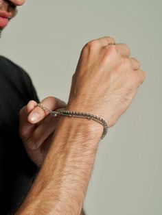 Introducing our Men's Rounded Box Chain Bracelet – a sophisticated two-strand piece combining a classic rounded box chain with a uniquely twisted chain. Durable and versatile, it's suited for both casual and formal looks, enhancing any outfit with a touch of masculine elegance. Adjustable Box Chain Cuban Link Bracelet, Adjustable Cuban Link Bracelet With Box Chain, Minimalist Cuban Link Bracelet With Box Chain, Modern Adjustable Cuban Link Bracelet With Box Chain, Modern Adjustable Cuban Link Box Chain Bracelet, Gift Cuban Link Box Chain Bracelet, Adjustable Box Chain Cuban Link Bracelet Gift, Chain Bracelet Men, Masculine Elegance