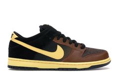 Nike Dunk SB Low Black and Tan - 313170-270 Tenis Nike Sb, Nike Skateboarding, Tan Sneakers, Nike Elite Socks, All Nike Shoes, Nike Models, Shoes Sneakers Nike, Nike Sb Dunk Low, Tan Shoes