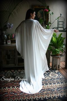 Satin Bridal Robe Angel Wing Sleeve Bridal Lingerie Wedding Sleepwear Bridal Satin Kimono Robe Wedding Apparel Bridal Kimono - Etsy White Long Bridal Robe, Long White Wedding Gown, White Long Wedding Gown, White Gown With Long Train For Wedding Night, White Wedding Gown With Long Train, White Satin Floor-length Gown, Long White Bridal Robe, Fitted White Satin Robe, White Fitted Satin Robe