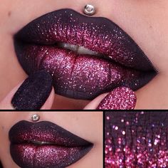 love Maquillage On Fleek, Glitter Lips, Glitter Makeup