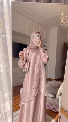 Dress Rose Gold Hijab, Bridesmaid Dresses Hijab Satin, Satin Dresses Hijab, Satin Dress Hijab, Bridesmaid Dresses Hijab, Pastel Color Dress