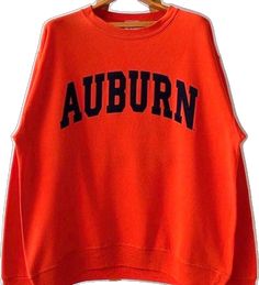 an orange sweatshirt with the word auburn on it