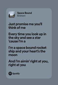 a text message from space bound emiimen