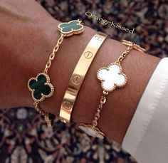 Cleef Bracelet, Aesthetic Jewellery, Jamaica Vacation, Cartier Jewelry