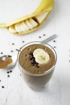 Peanut Butter Mocha Protein Shake - Spinach for Breakfast Mocha Protein Shake, Breakfast Shake, Vegan Protein Shake, Chocolate Almond Butter, Banana Breakfast Smoothie, Dark Chocolate Nutrition, Peanut Butter Fingers, Breakfast Shakes, Protein Shake Smoothie