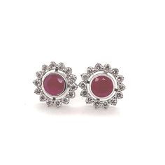 Diamond Ruby Earrings 14k Gold 2.07 TCW Certified $5,250 018670 - Certified Estate Jewelry Ruby Diamond Earrings, Ruby And Diamond Earrings, Akoya Pearl Earrings, Sapphire Earrings Studs, Alumni Association, Sapphire Studs, Pearl And Diamond Earrings, Diamonds And Pearls, Freshwater Pearls Earrings