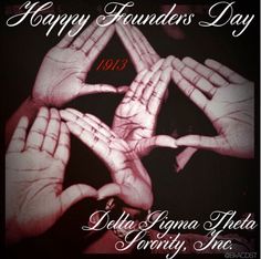 happy founder's day 2013 with hands in the air and words above them that say,