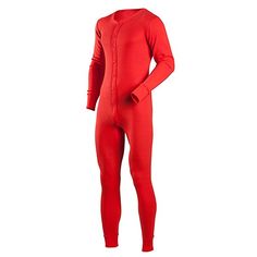 Indera Men's Regular Fit Cotton Rib-Knit Union Suit at Tractor Supply Co