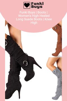 Looking to attract attention? You will certainly make a statement with these sexy below the knee thin high heeled suede boots. With their unique draped look style these sassy boots you are sure to turn heads. Long Black Boots, Buy Boots, Boots Knee High, Faux Suede Boots, Round Toe Shoes, Suede Boots Knee High, Stiletto Boots, Boots Knee, Long Boots