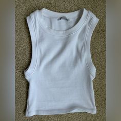 Great Condition, Never Worn, Zara Tank, Very Comfortable, Very Good Basic Styling Piece White Tank Top From Zara, White Zara Tank Top, Zara Basic Top, Zara White, Zara Basic, White Tank Top, White Tank, Zara Tops, Color White