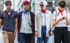 9 cách buộc khăn Bandana/Turban dành cho quý ông sành điệu - Coolmate Bandana Inspiration, Mens Fashion Summer Outfits, Bandana Men, Men Spring, Mens Spring Fashion, Mens Fashion Week, Margaret Howell, Bandana Scarf, Street Style Trends